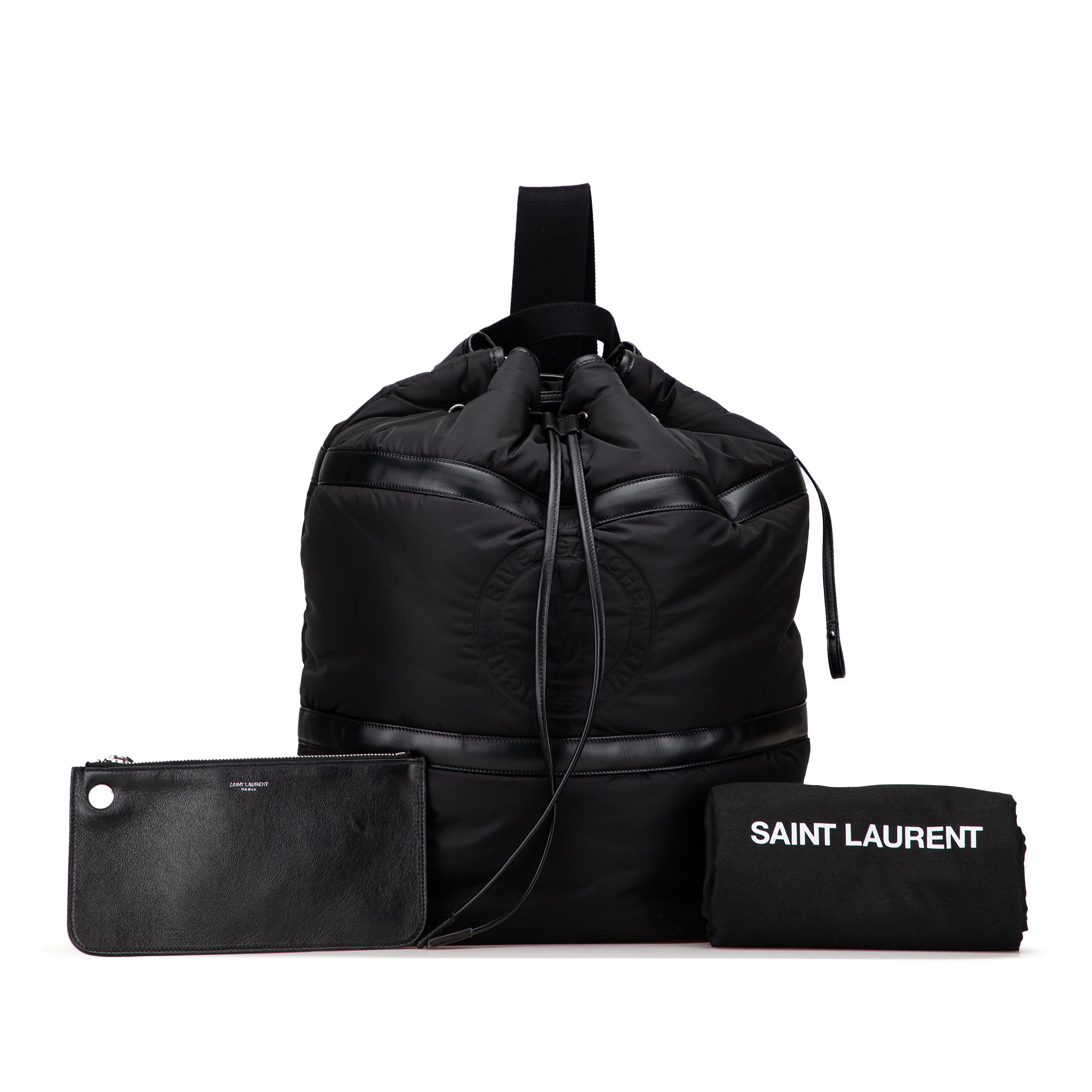 Nylon Rive Gauche Drawstring Backpack - Image 11