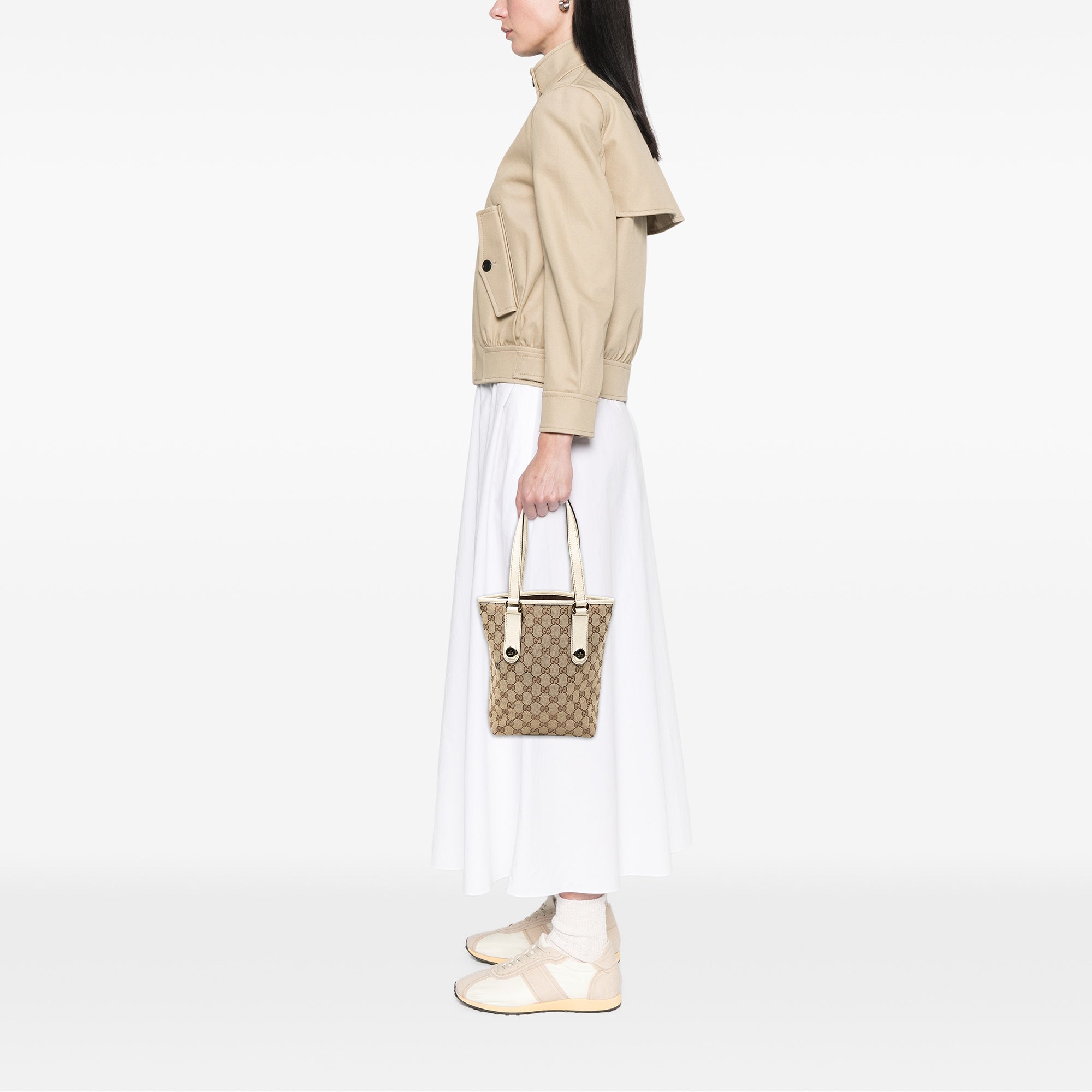 GG Canvas Charmy Tote - Image 7