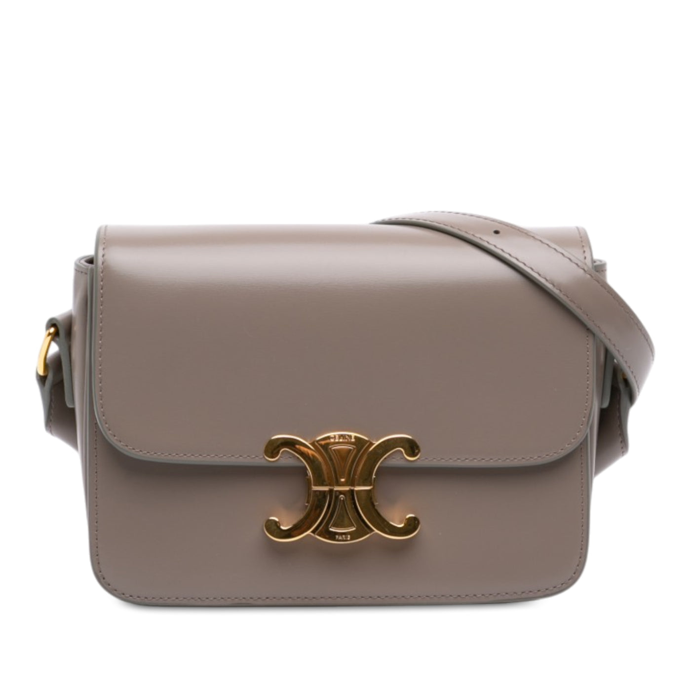 Teen Shiny Calfskin Triomphe Crossbody - Image 1