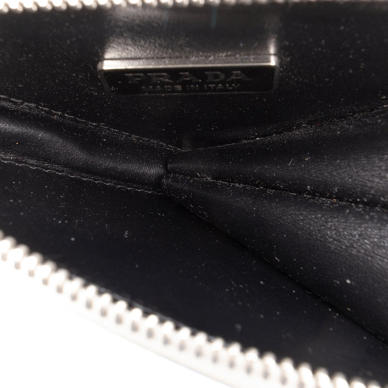 Mini Brushed Leather Triangle Chain Pouch - Image 4