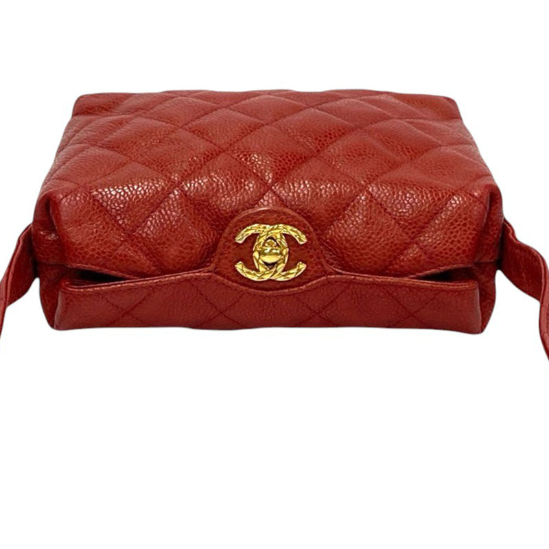 CC Quilted Caviar Crossbody - Image 12