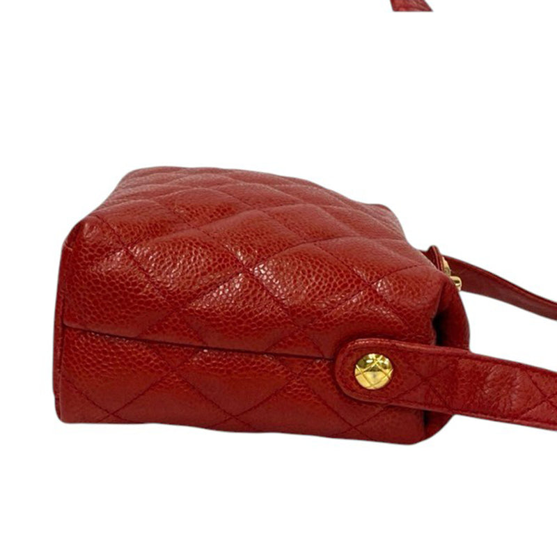 CC Quilted Caviar Crossbody - Image 16