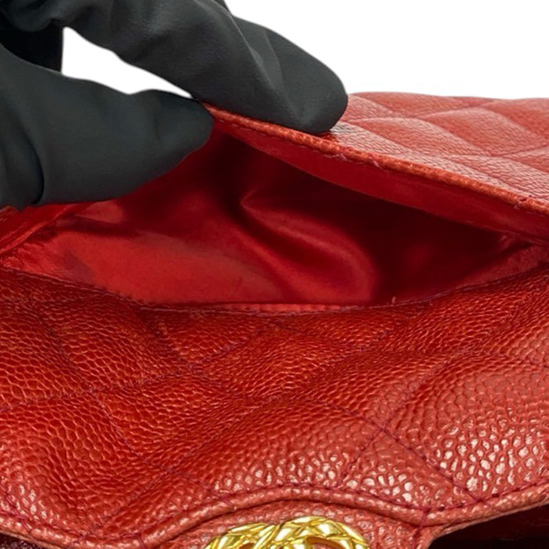 CC Quilted Caviar Crossbody - Image 7