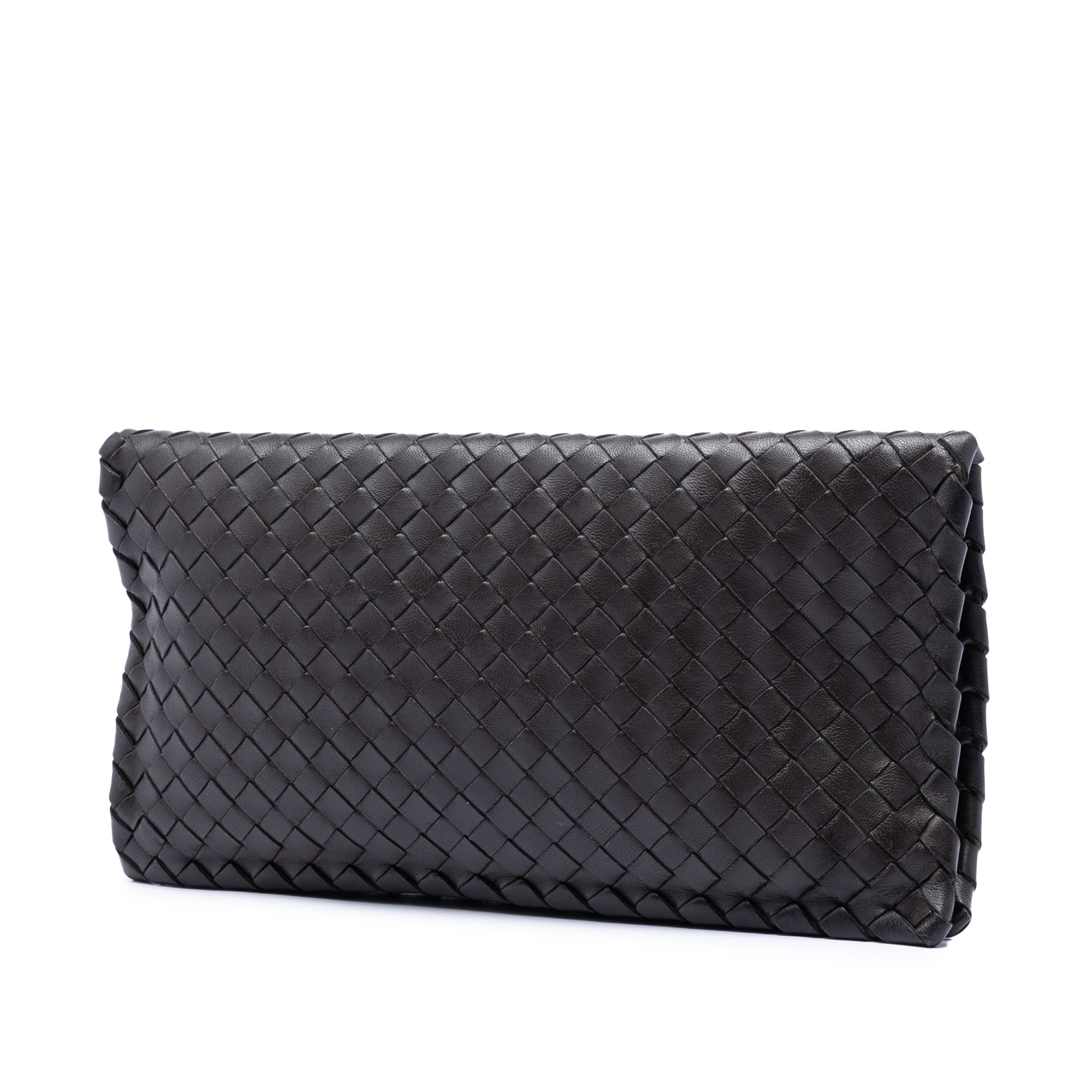 Nappa Intrecciato Turn Lock Clutch - Image 2