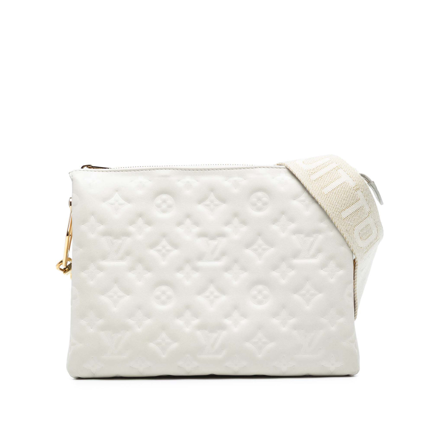 Monogram Embossed Puffy Lambskin Coussin PM - Image 1