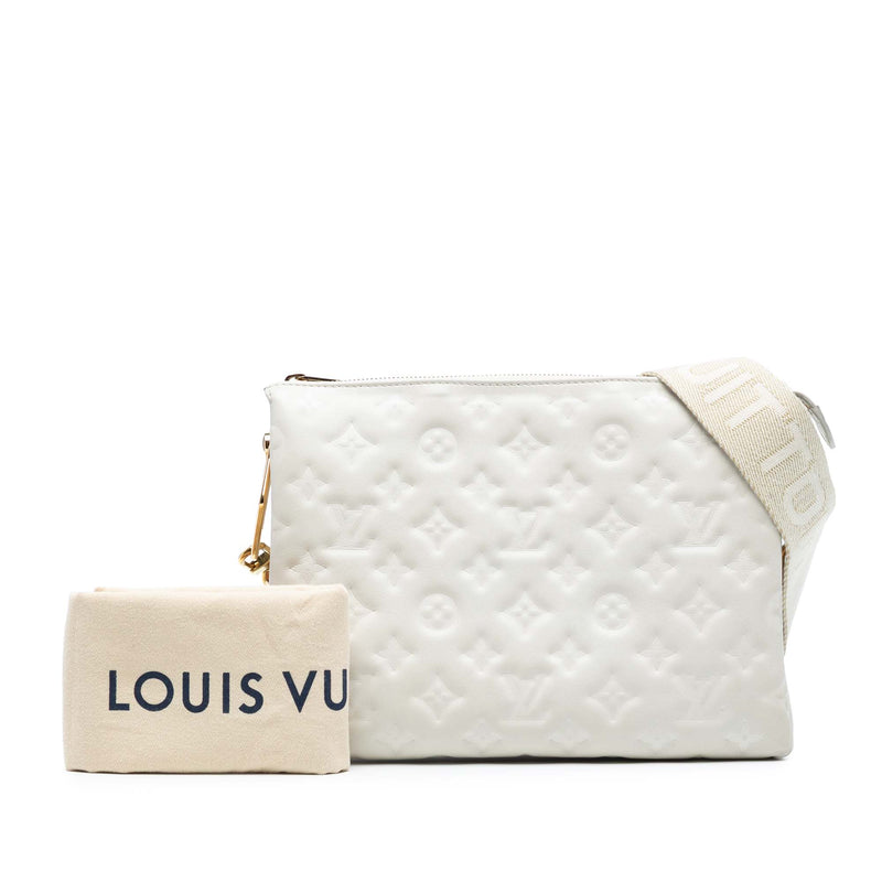Monogram Embossed Puffy Lambskin Coussin PM - Image 8