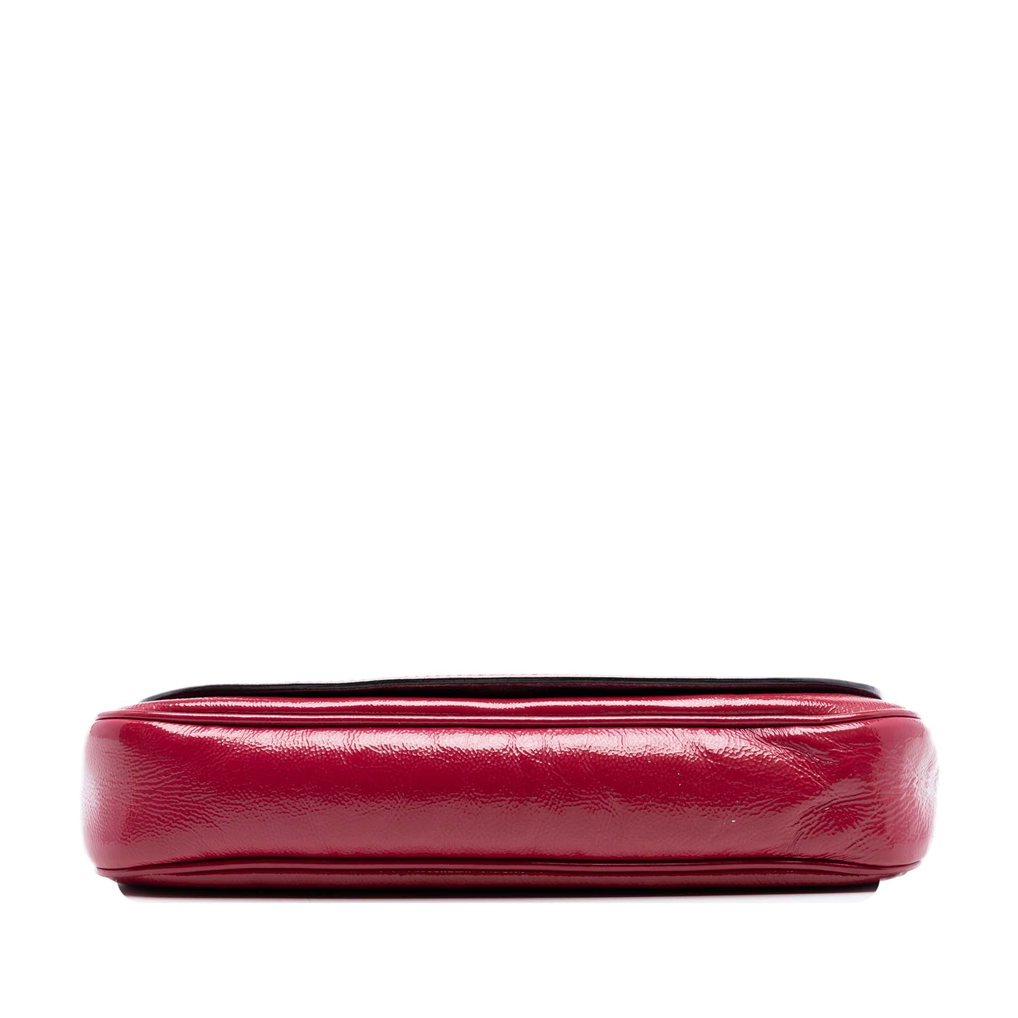 Medium Patent Soho Chain Flap Crossbody - Image 3