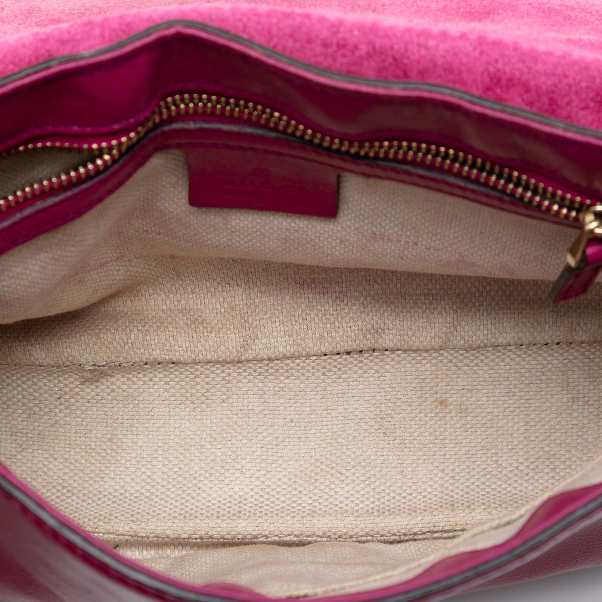 Medium Patent Soho Chain Flap Crossbody - Image 4