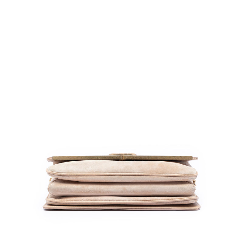 CC Stitched Caviar and Suede Lady Coco Flap - Image 3