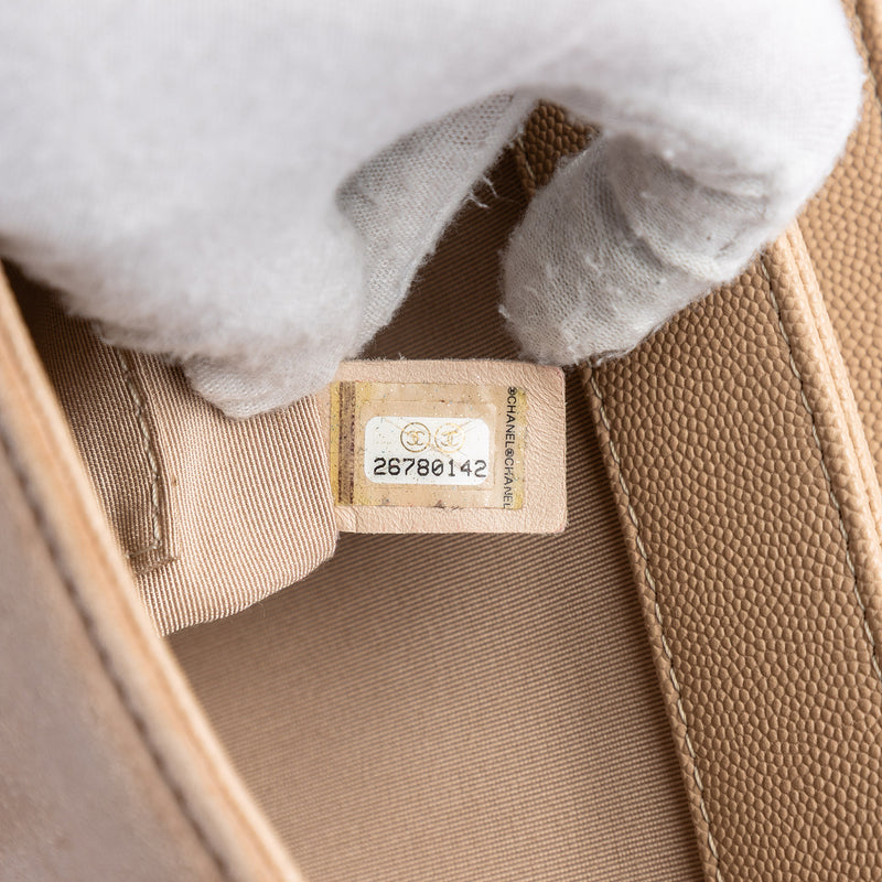 CC Stitched Caviar and Suede Lady Coco Flap - Image 6
