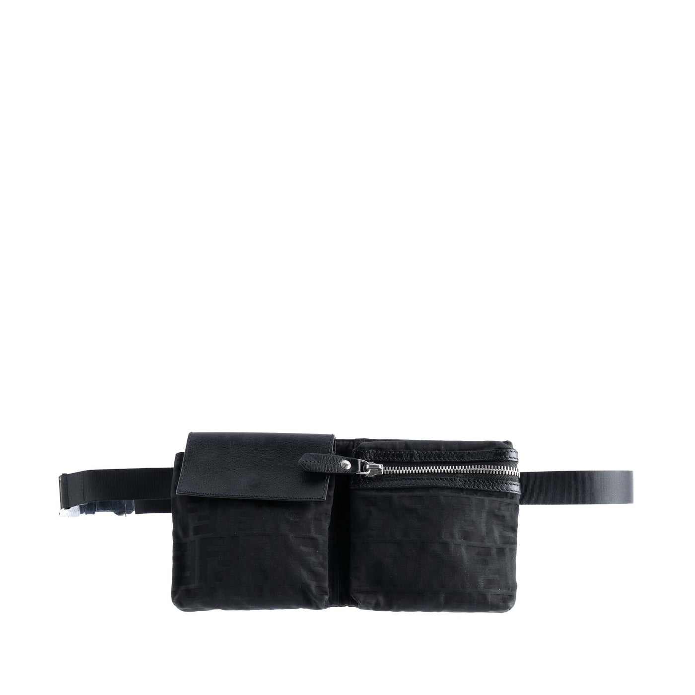 Zucca Canvas Double Pocket Belt Bag - Image 1