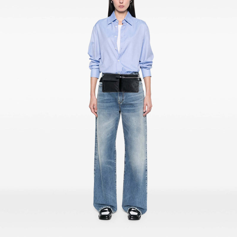 Zucca Canvas Double Pocket Belt Bag - Image 7