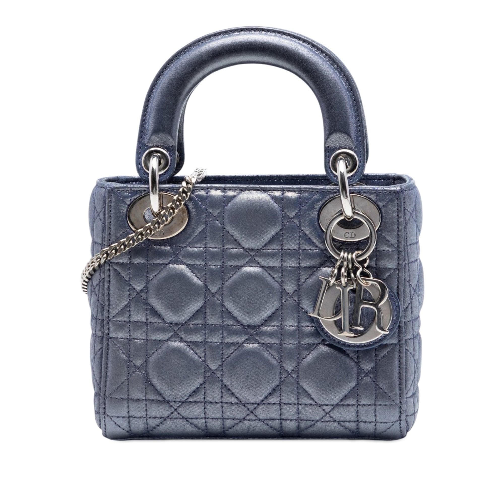 Mini Iridescent Lambskin Cannage Lady Dior - Image 1