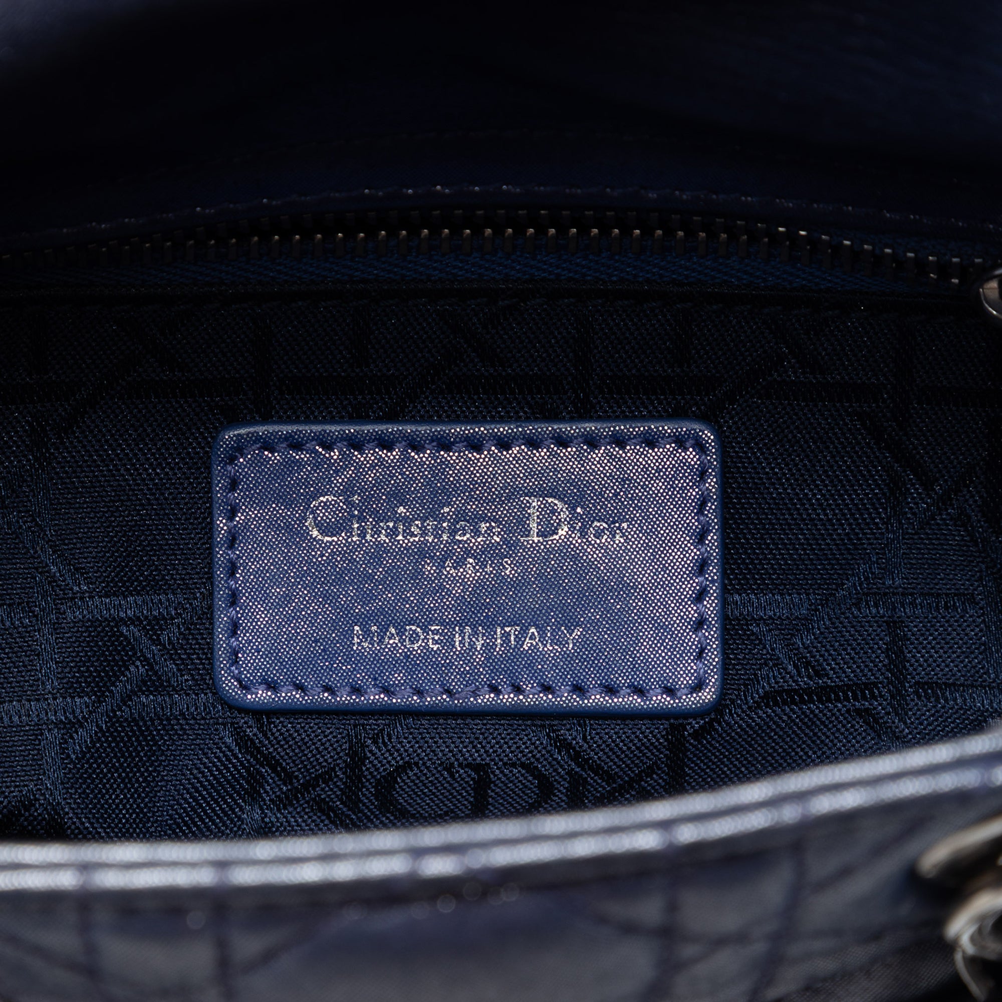 Mini Iridescent Lambskin Cannage Lady Dior - Image 5