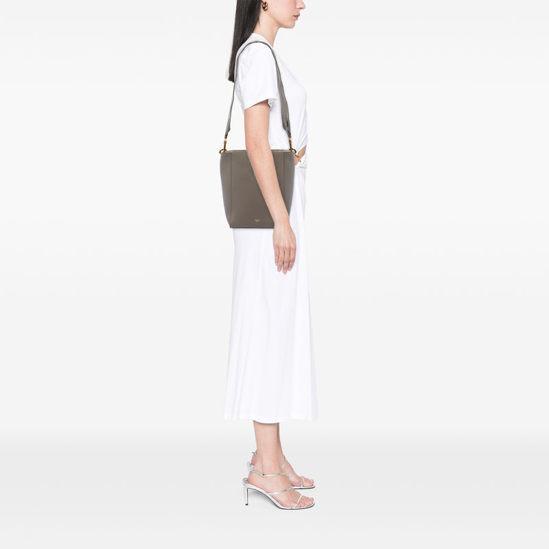 Small Soft Grained Calfskin Seau Sangle Bucket Bag - Image 6