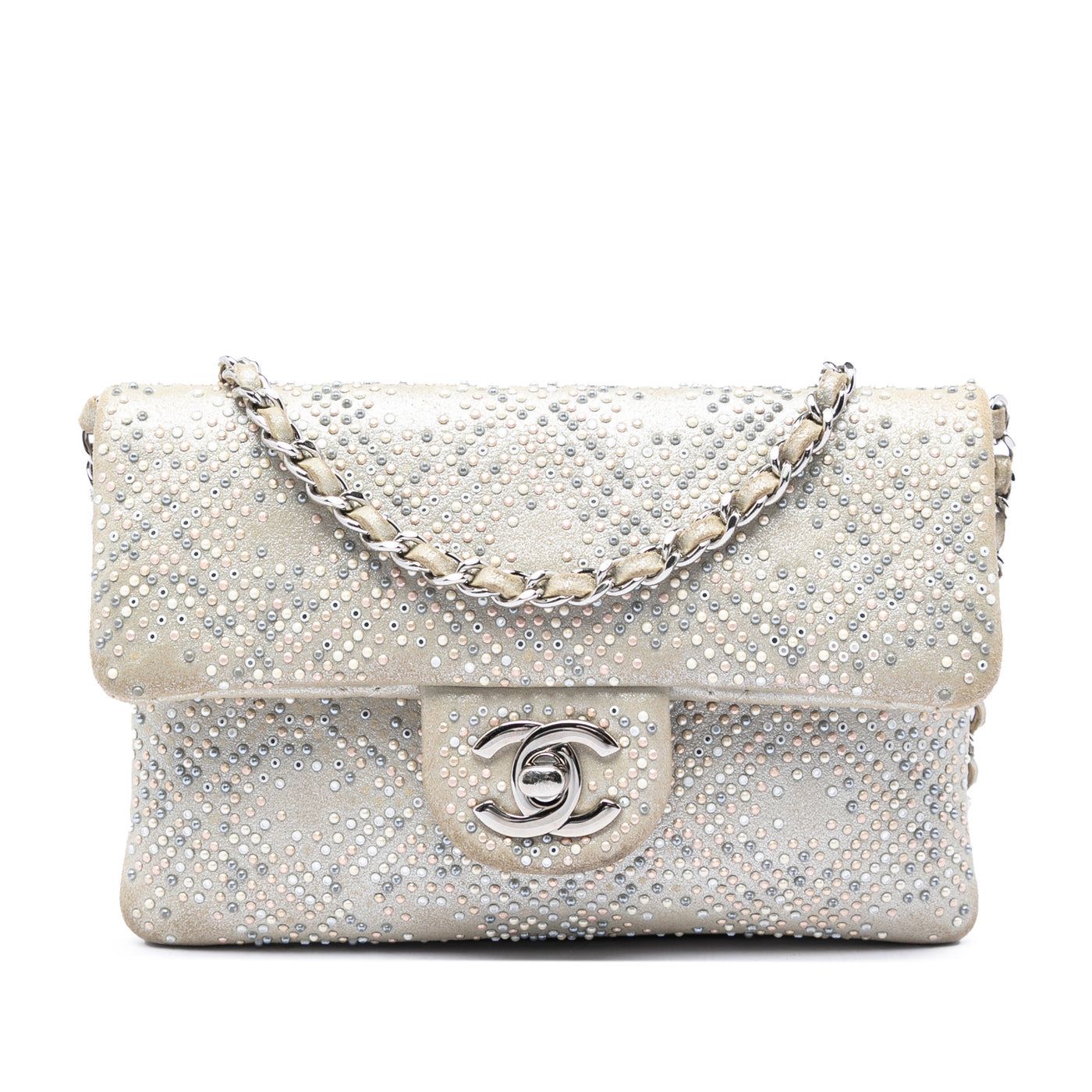 Mini Suede Beaded Mineral Nights Flap - Image 1