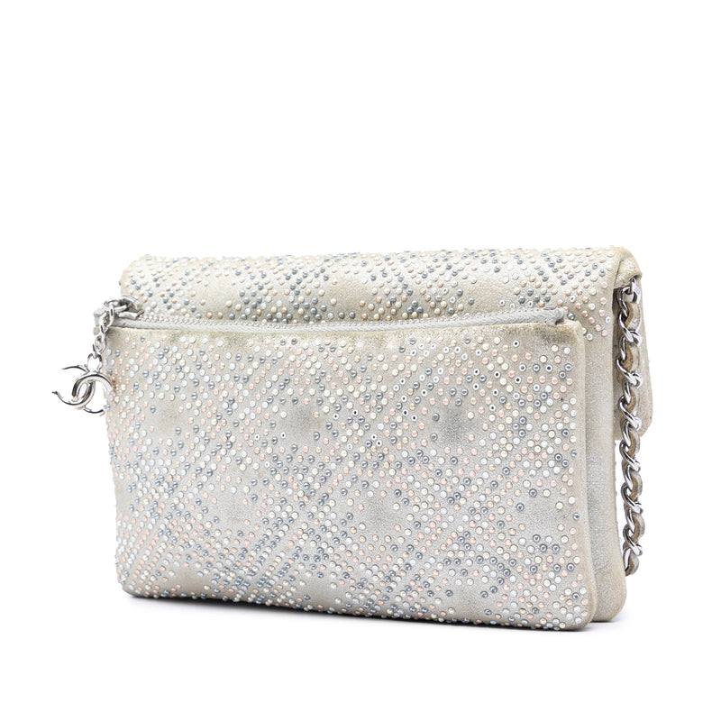 Mini Suede Beaded Mineral Nights Flap - Image 2