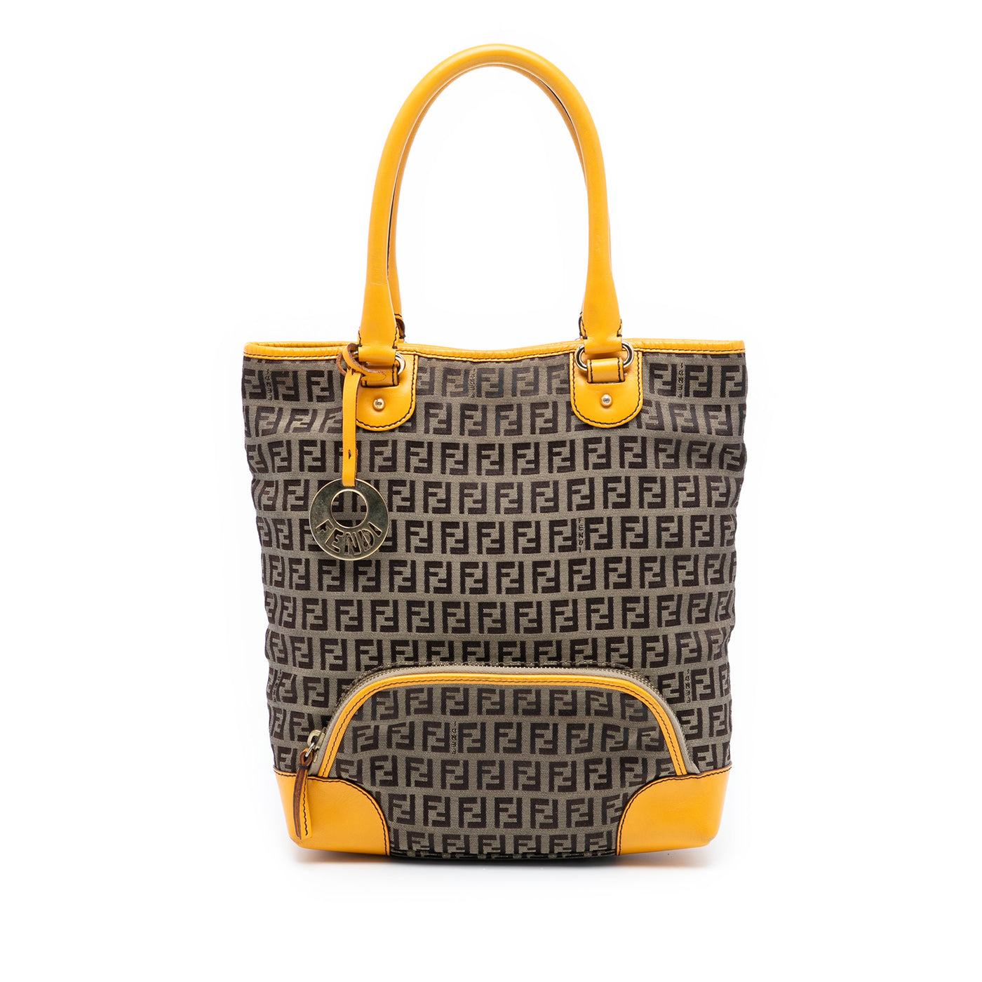 Zucchino Canvas Chef Front Pocket Shopping Tote - Image 1