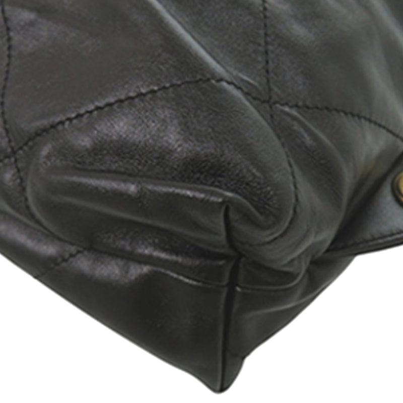 Large Quilted Shiny Calfskin 22 Backpack - Image 13
