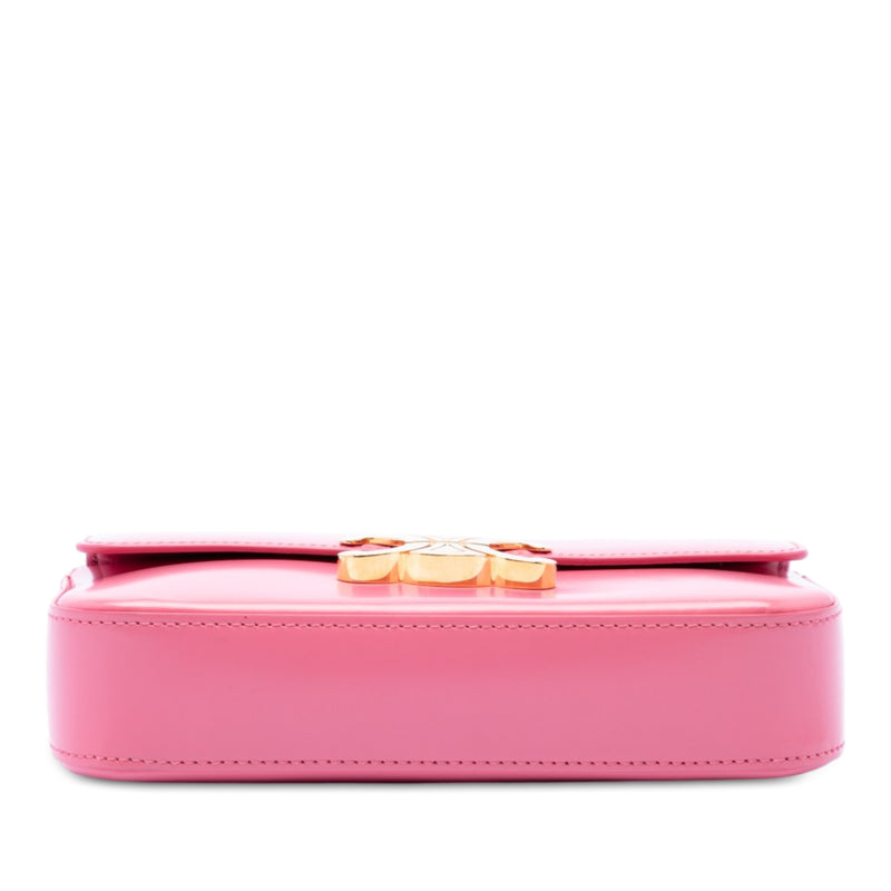 Shiny Calfskin Claude Chain Shoulder Bag - Image 3