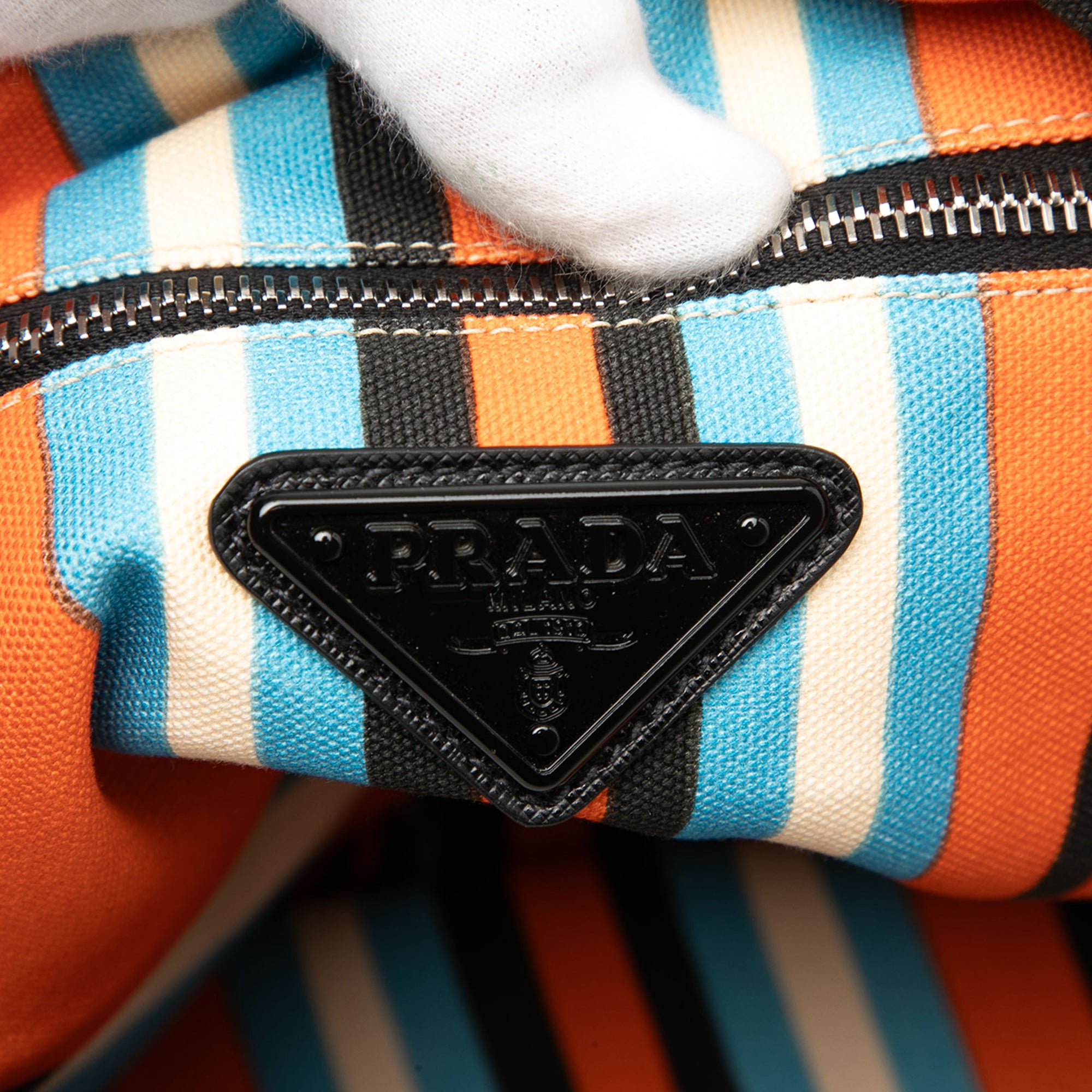 Canvas Canapa Baiadera Triangle Logo Shoulder Bag - Image 5