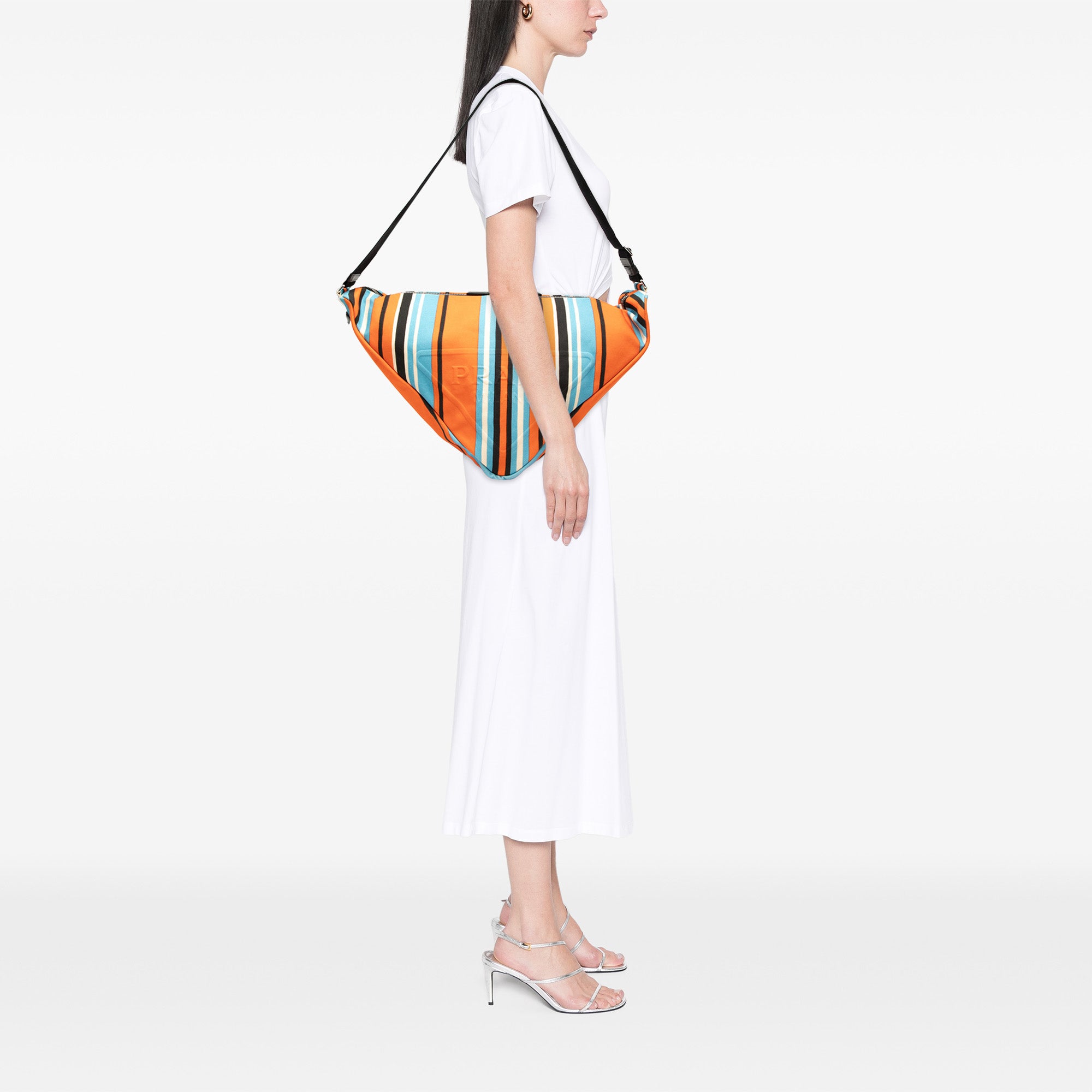 Canvas Canapa Baiadera Triangle Logo Shoulder Bag - Image 6