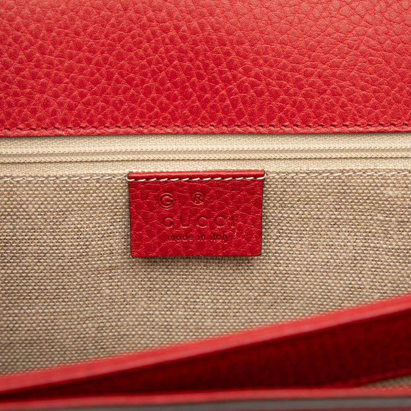 Medium Dollar Calfskin Interlocking G Crossbody - Image 5