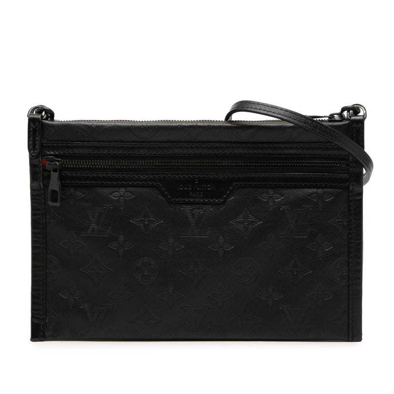 Monogram Shadow Double Flat Messenger