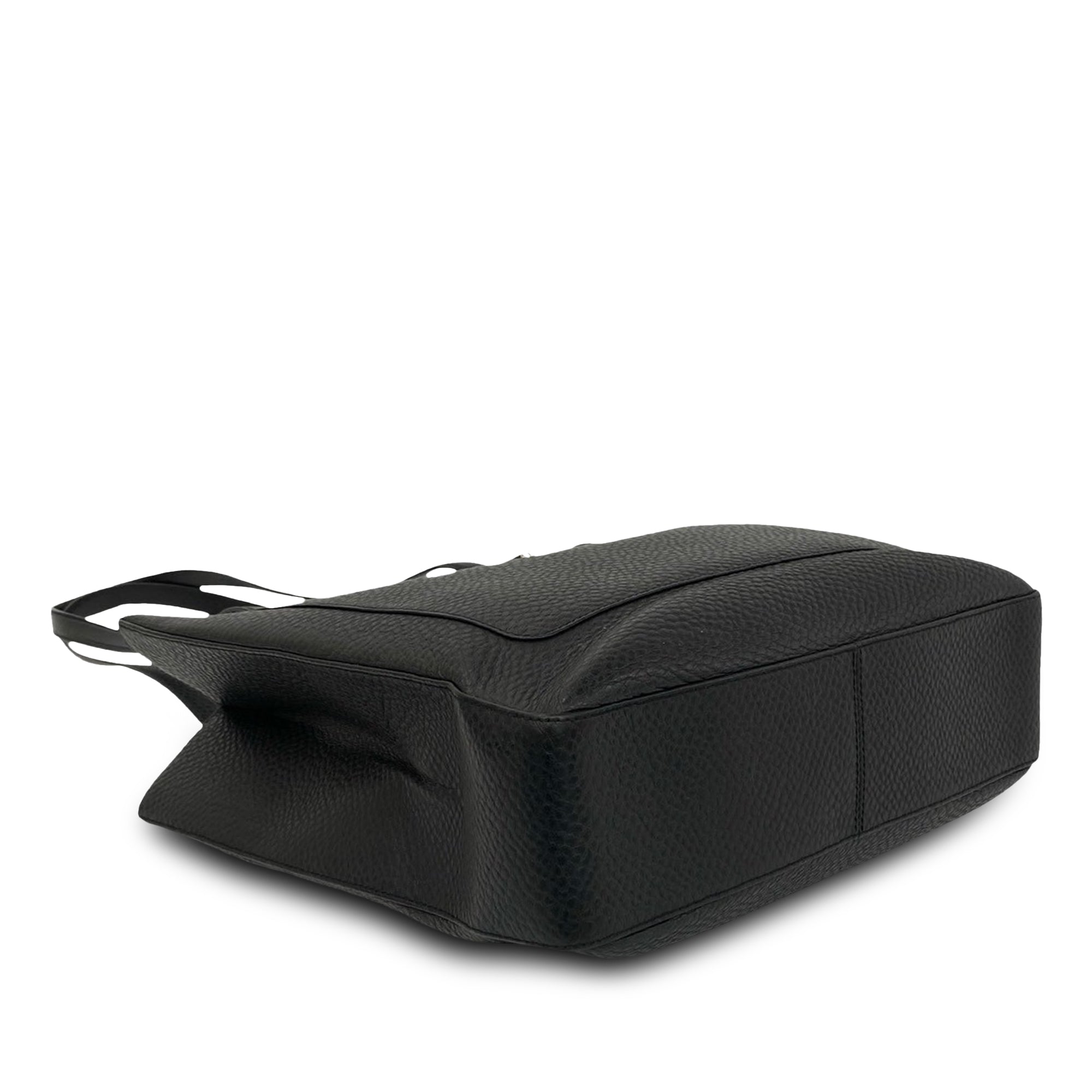 Pebbled Calfskin Double Gancini Tote - Image 3