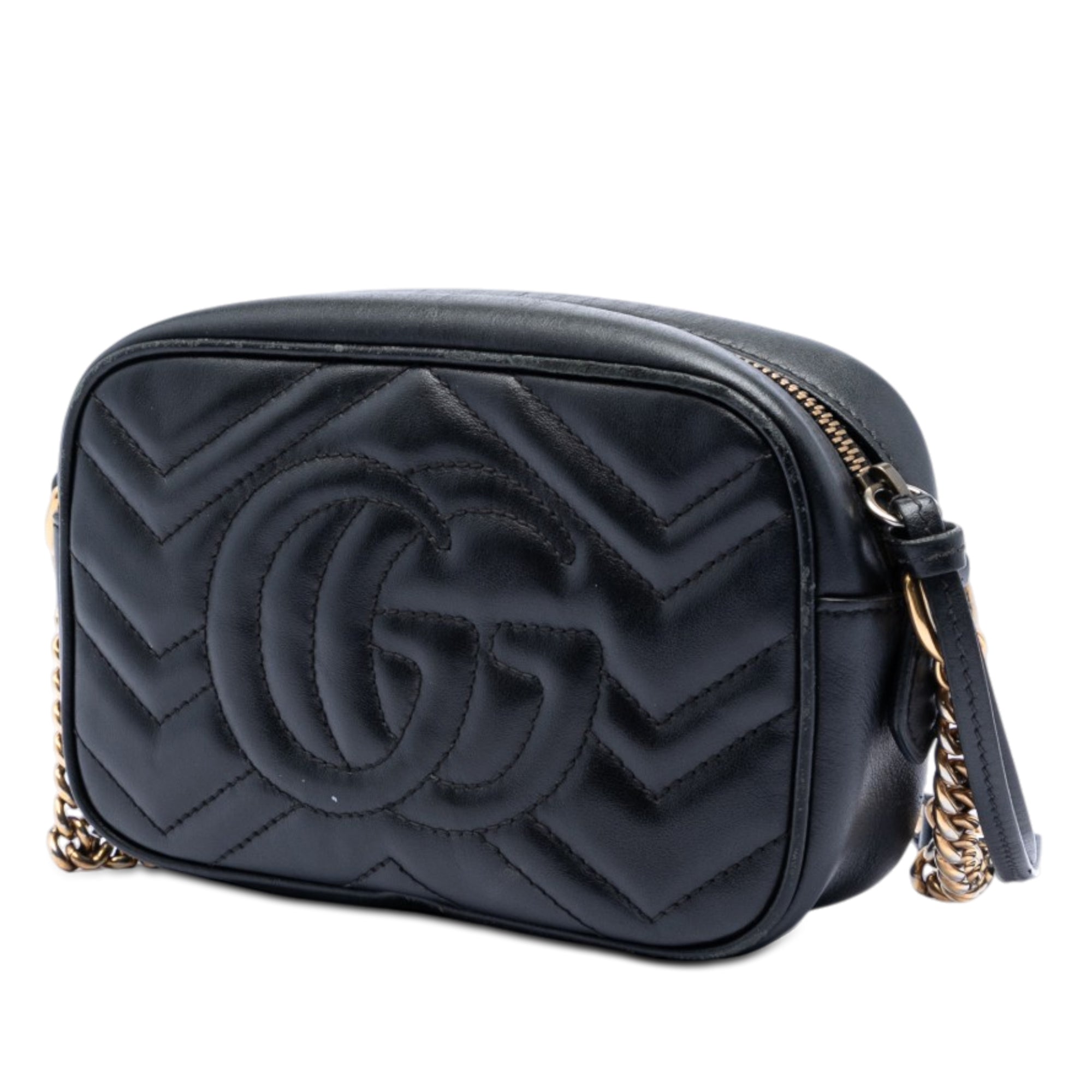 Mini GG Marmont Matelasse Leather Crossbody - Image 2