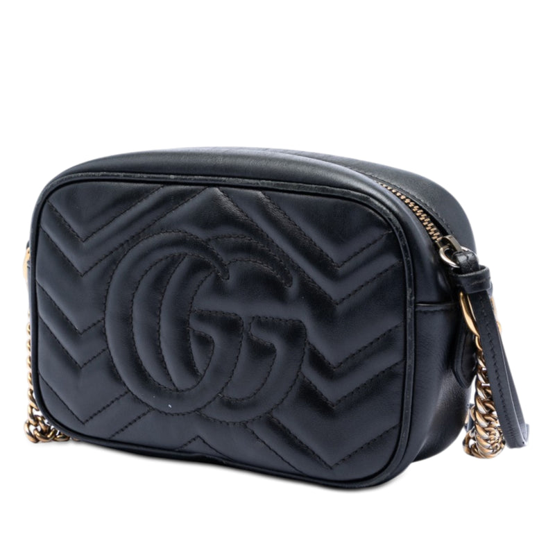 Mini GG Marmont Matelasse Leather Crossbody - Image 2