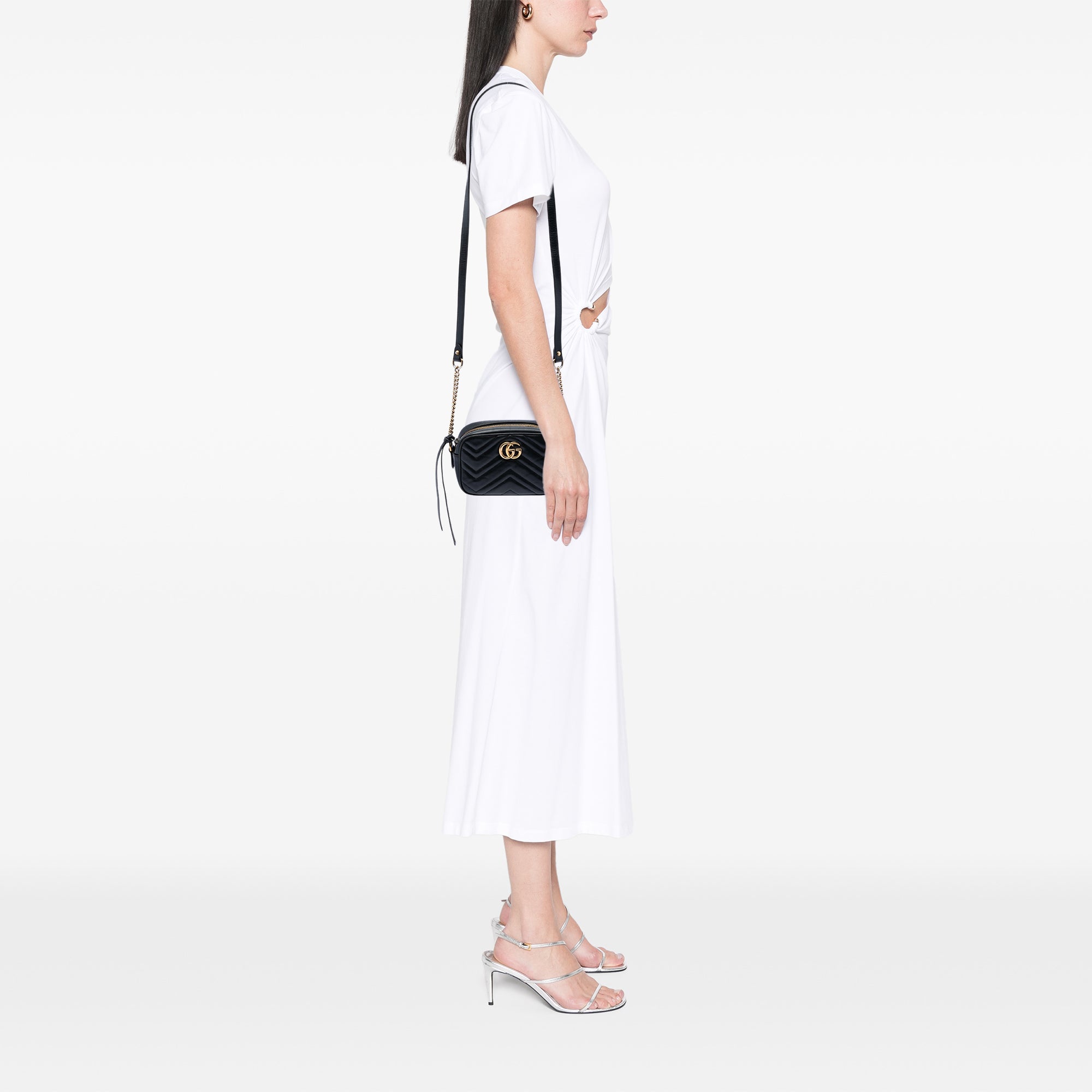 Mini GG Marmont Matelasse Leather Crossbody - Image 7