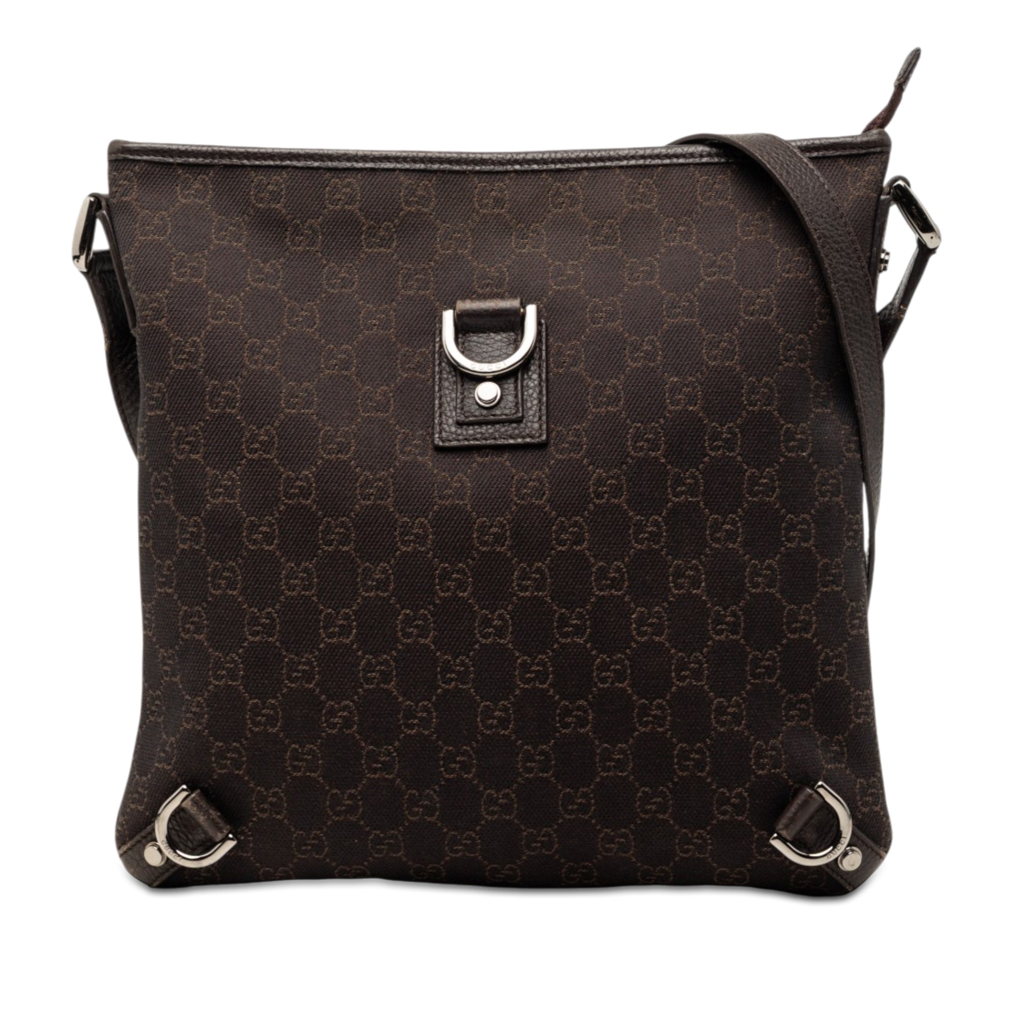 GG Denim Abbey D Ring Crossbody - Image 1