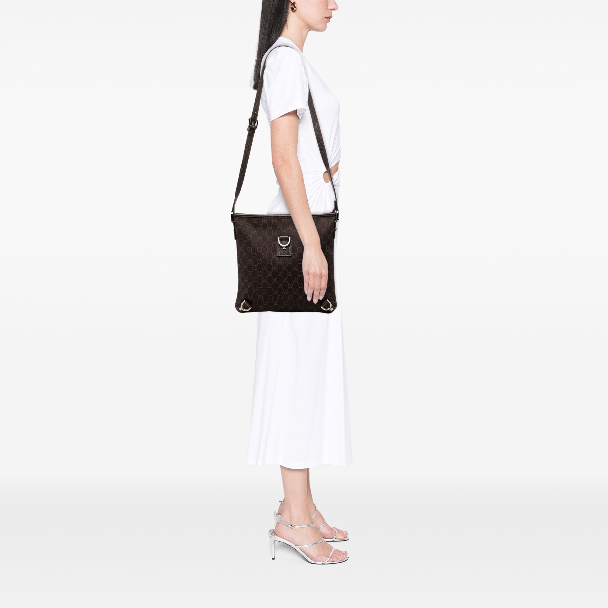 GG Denim Abbey D Ring Crossbody - Image 9