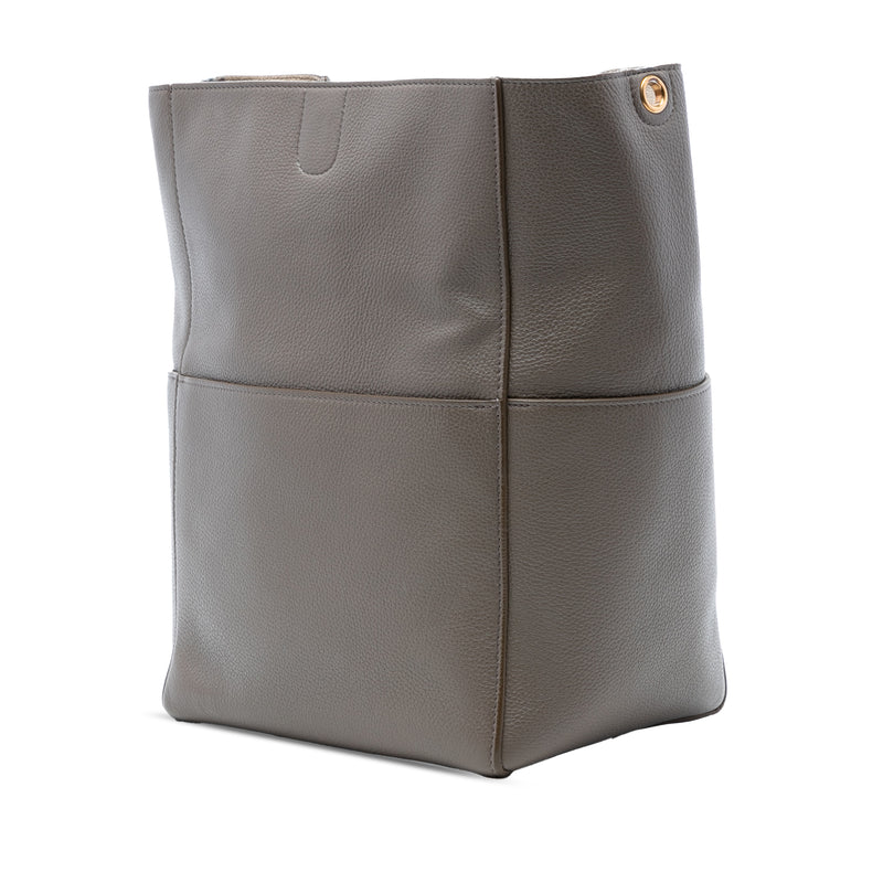 Medium Leather Seau Sangle Bucket Bag - Image 2