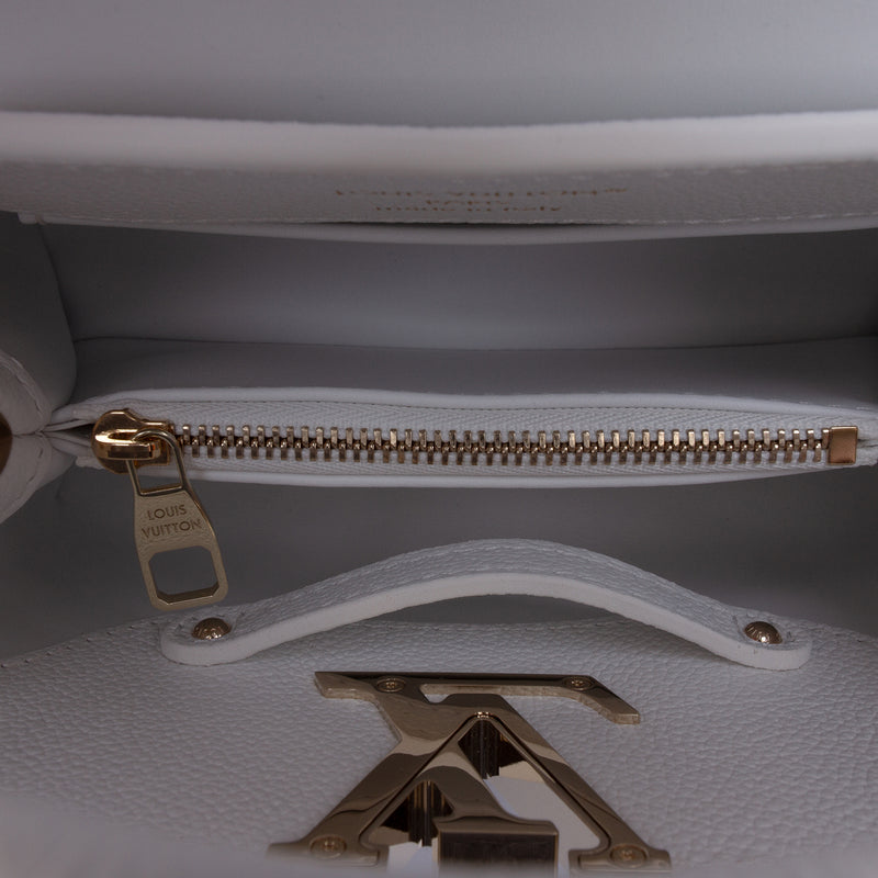 Calfskin Floral Embroidered Mini Capucines - Image 4