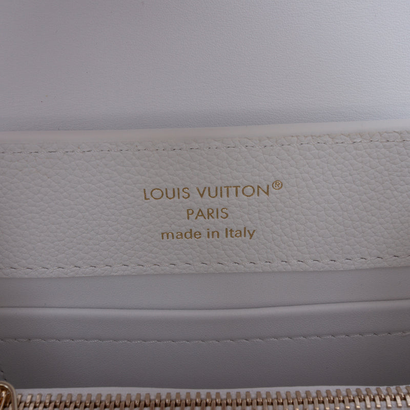 Calfskin Floral Embroidered Mini Capucines - Image 5