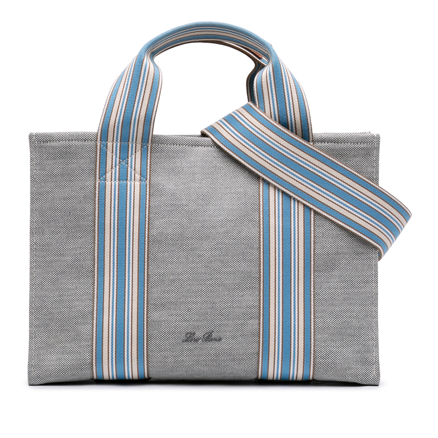 Canvas The Suitcase Stripe Tote - Image 1