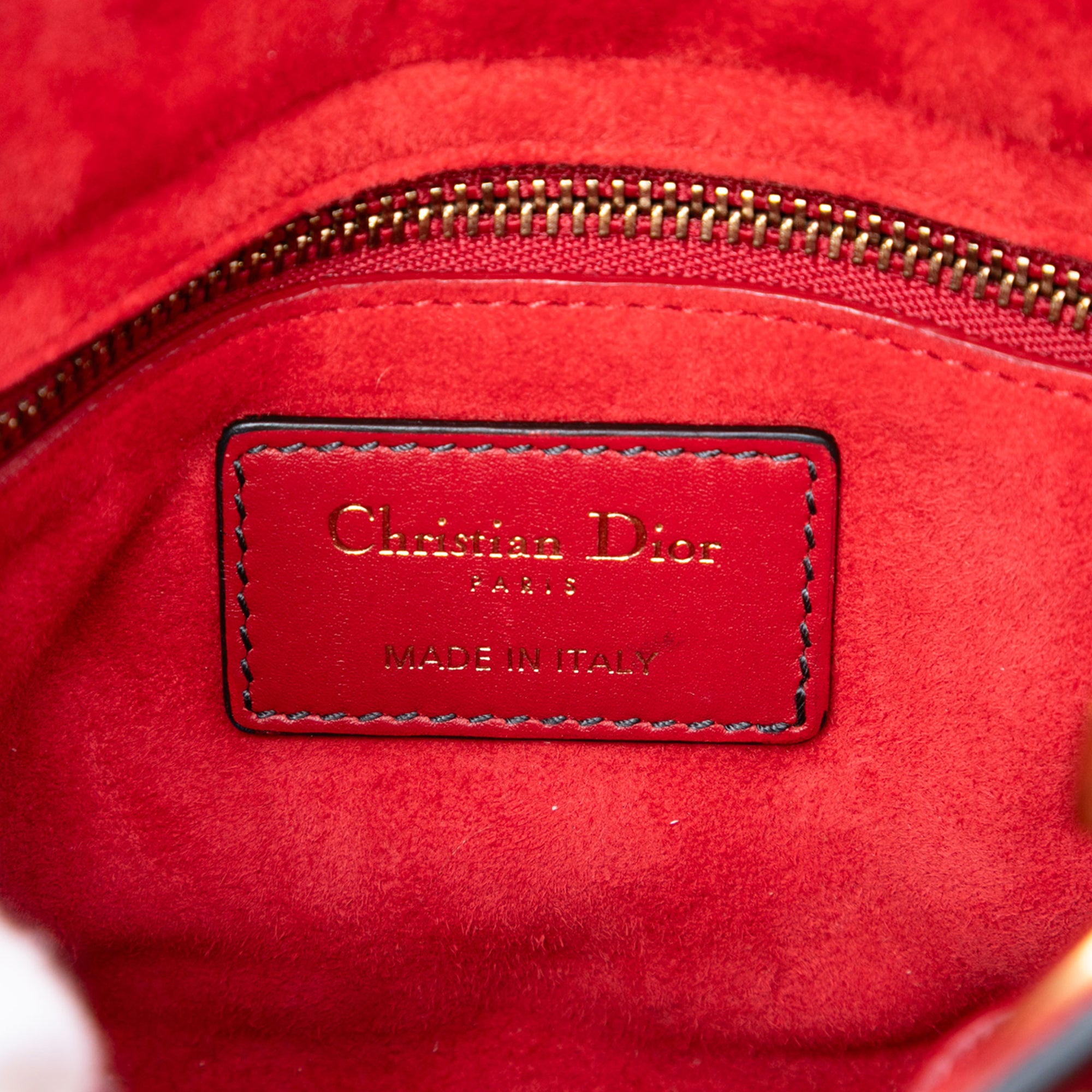 Mini Lambskin Cannage Studded Supple Lady Dior - Image 5
