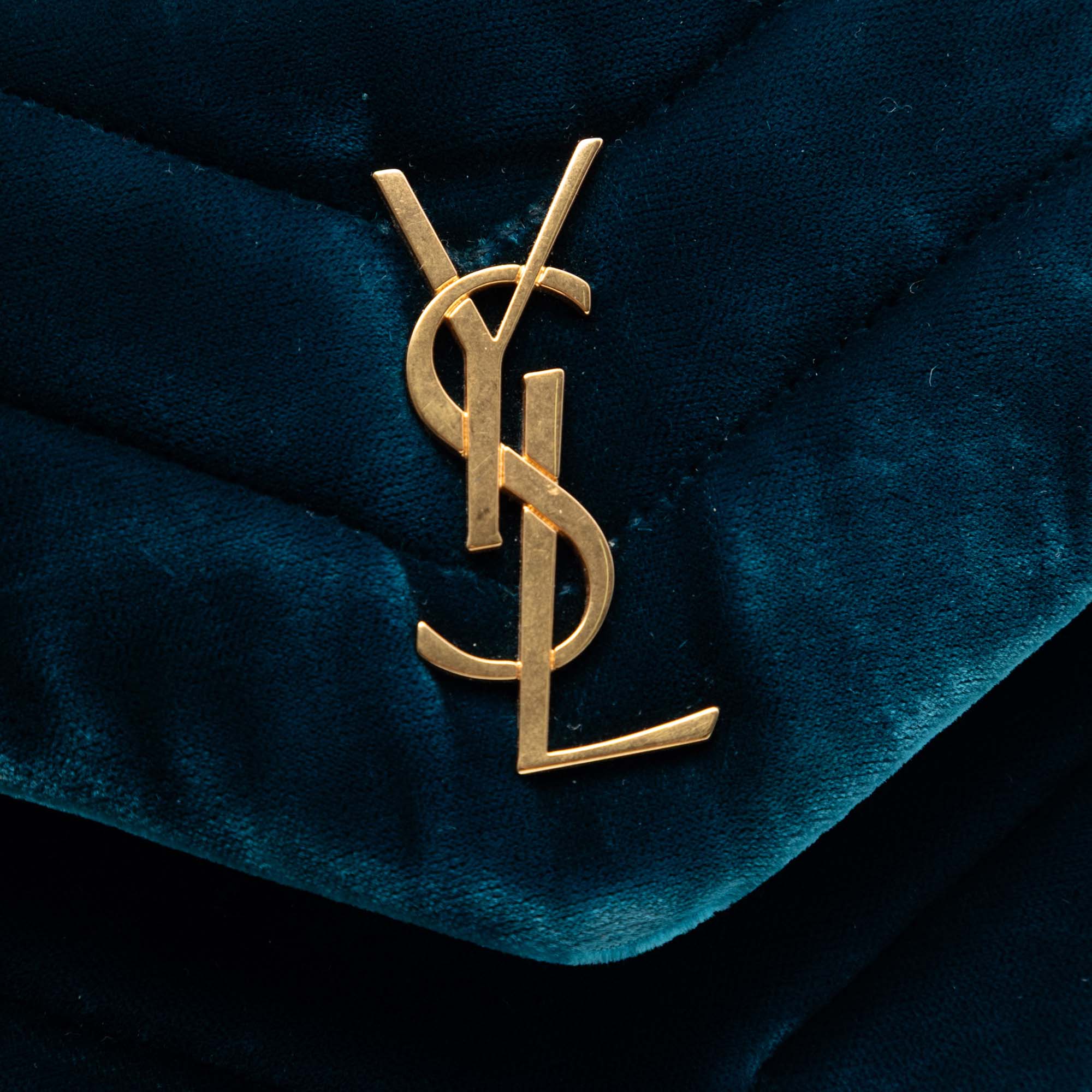 Small Matelasse Velvet Monogram LouLou Shoulder Bag - Image 4
