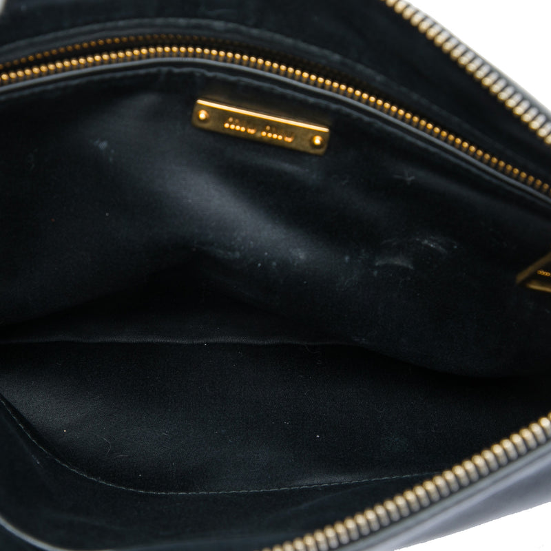 Studded Leather Zip Clutch - Image 4