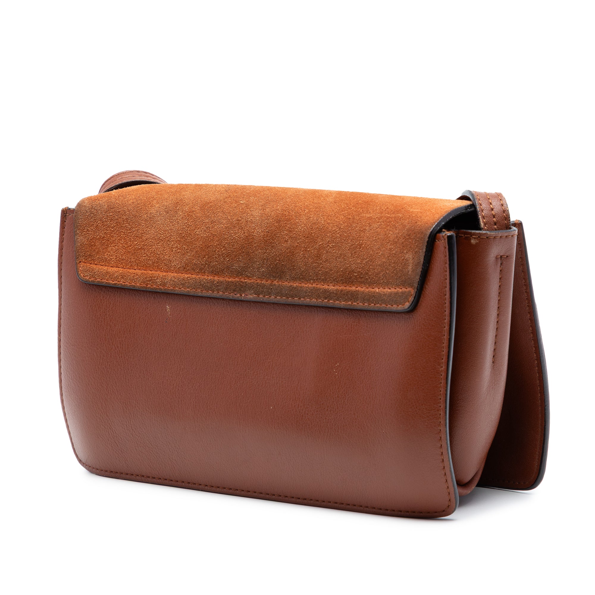 Small Suede and Calfskin Faye Crossbody - Image 2