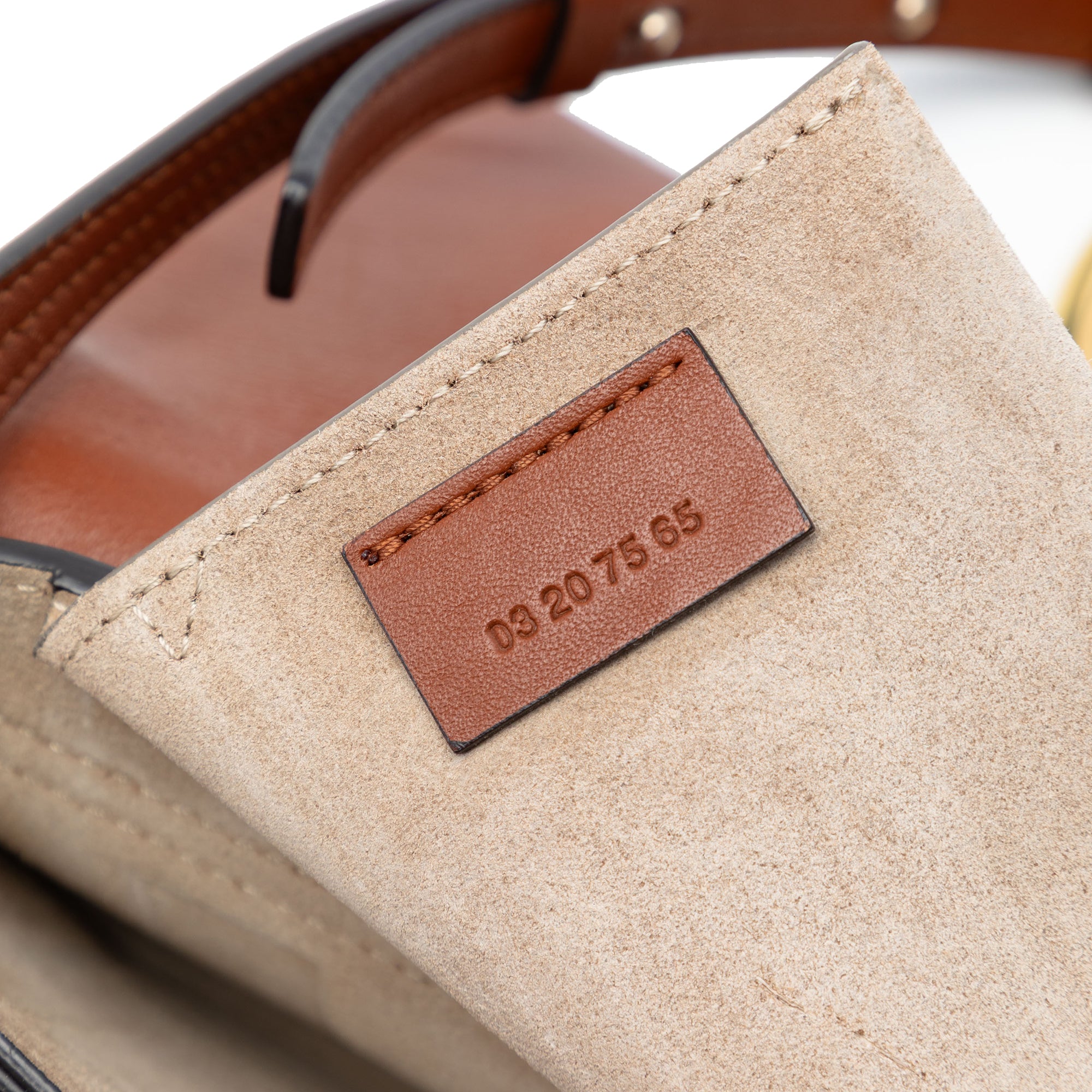 Small Suede and Calfskin Faye Crossbody - Image 6
