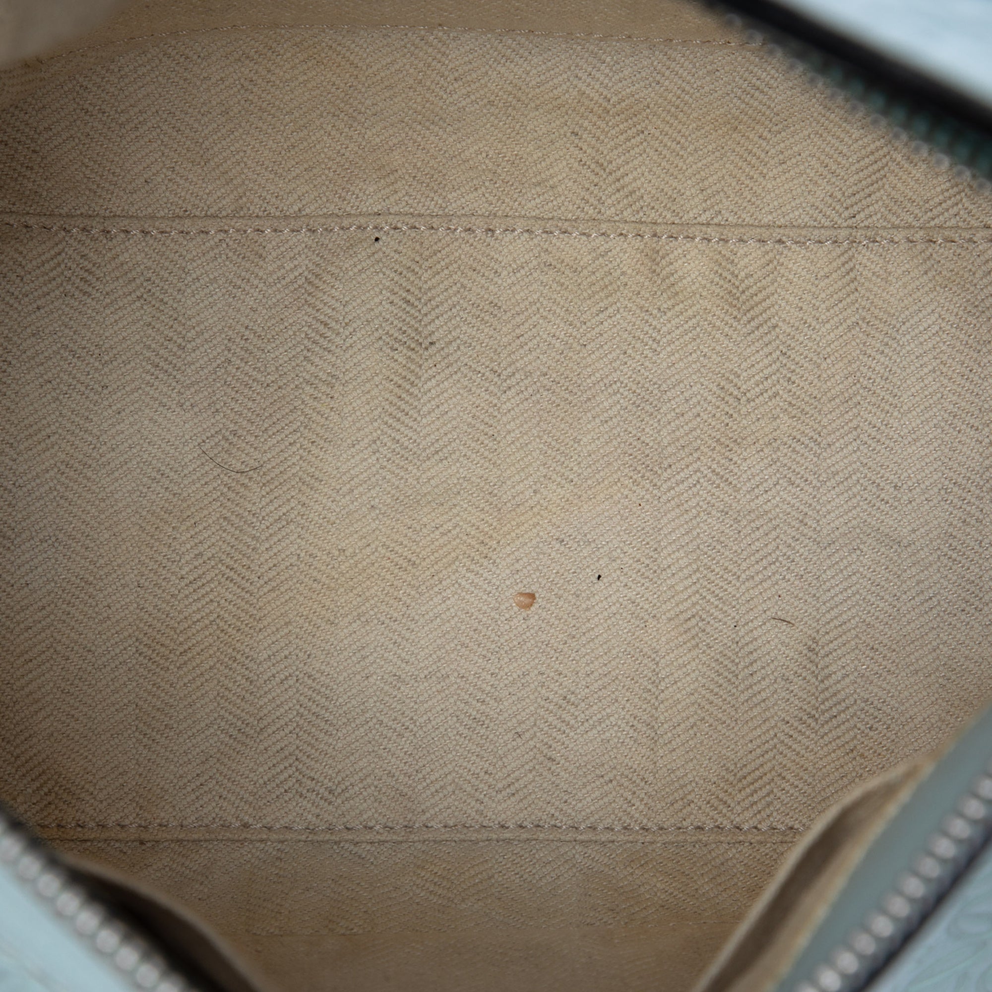 Small Anagram Embossed Calfskin Puzzle Satchel - Image 4