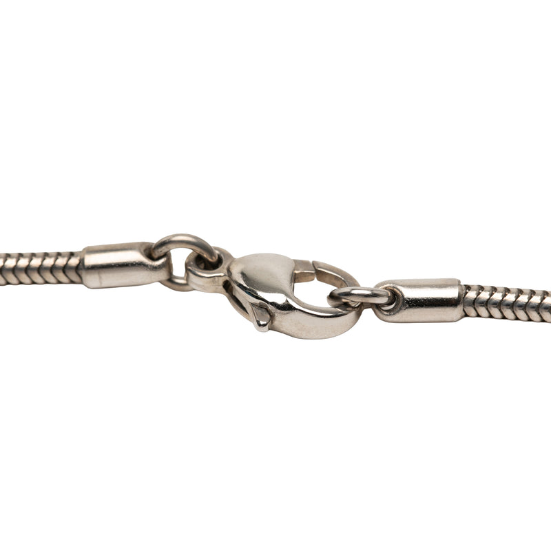 Palladium Plated Clou de Selle Pendant Necklace - Image 3