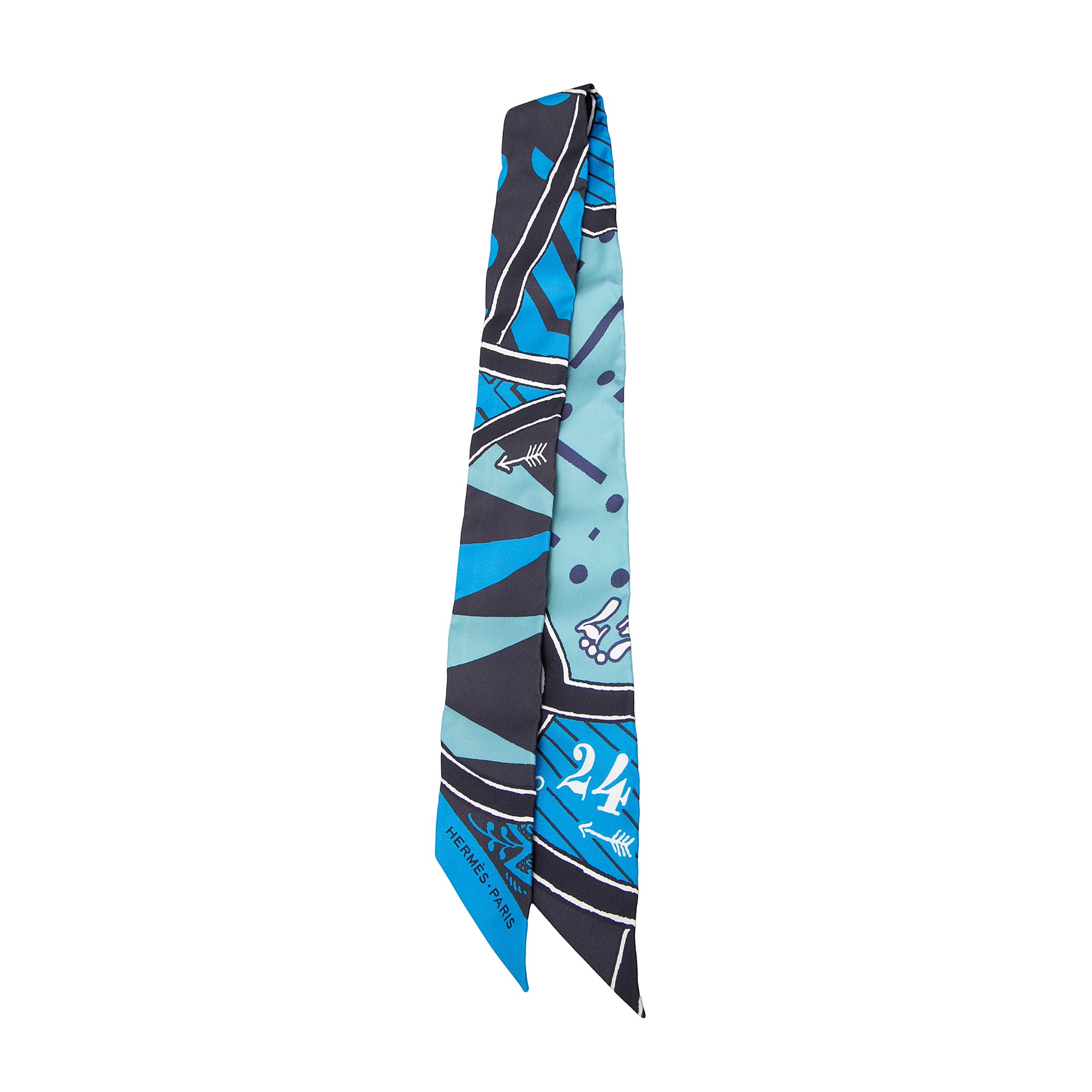 Jeu de Soie Uniforme Twilly Silk Scarf - Image 1
