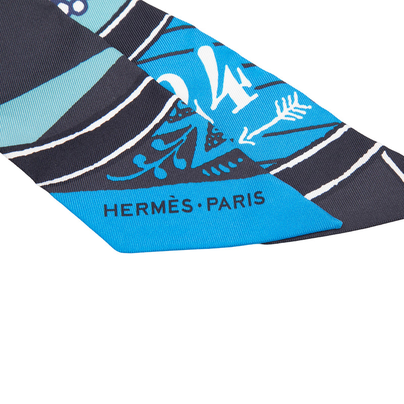 Jeu de Soie Uniforme Twilly Silk Scarf - Image 3