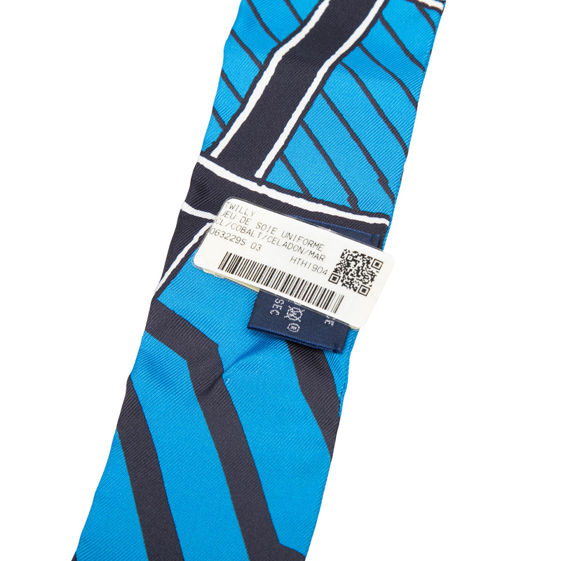Jeu de Soie Uniforme Twilly Silk Scarf - Image 4