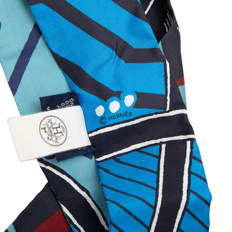 Jeu de Soie Uniforme Twilly Silk Scarf - Image 6
