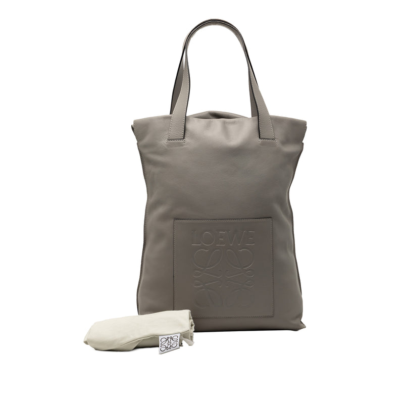 Leather Anagram Shopper Tote - Image 11